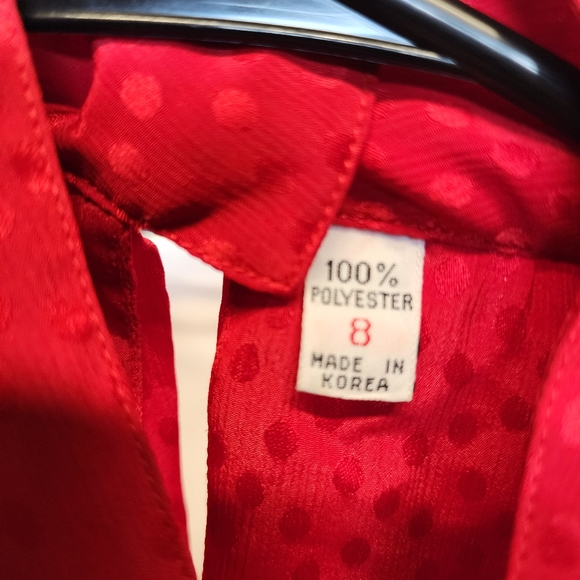 VINTAGE Pleated High Neck Long Sleeve Maxi Dress 8 - Picture 5 of 6